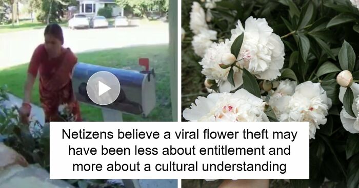 Entitled Neighbor Treats Man’s Garden Like A Free Florist, Gets Caught Redhanded On Camera