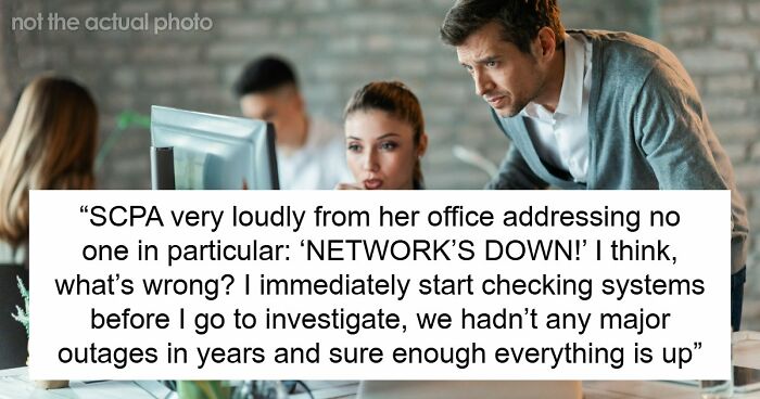 IT Worker Takes Down Buffoon Accountant With Clever Plan, Says “Network’s Down” Right Back At Her