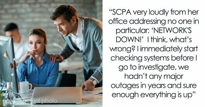 IT Worker Takes Down Buffoon Accountant With Clever Plan, Says “Network’s Down” Right Back At Her