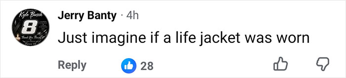 A comment on the Nolan Wells scandalous case: Just imagine if a life jacket was worn. A comment on the Nolan Wells scandalous case: Just imagine if a life jacket was worn.