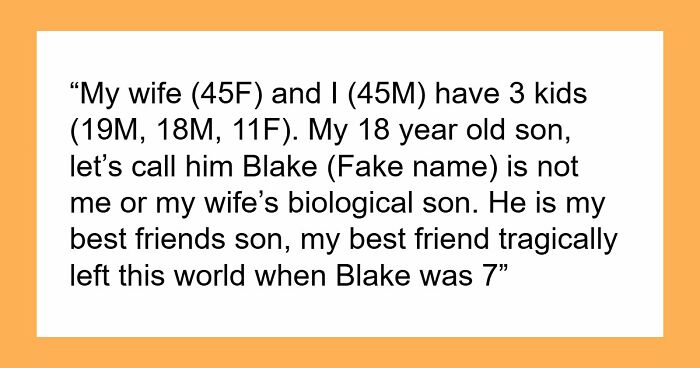 Dad Refuses To Separate His Sons By Blood Or Adoption, Newly Found Bio Son Takes It Personally