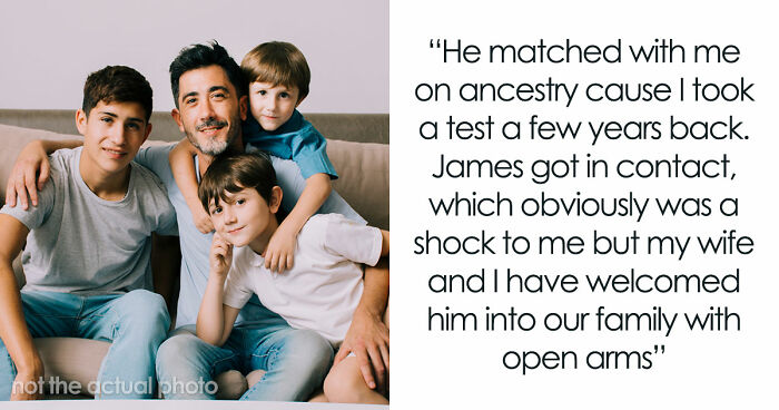 Dad Refuses To Separate His Sons By Blood Or Adoption, Newly Found Bio Son Takes It Personally