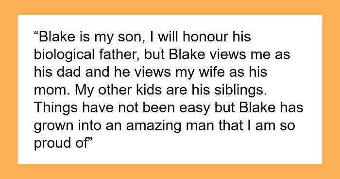 Dad Refuses To Separate His Sons By Blood Or Adoption, Newly Found Bio Son Takes It Personally