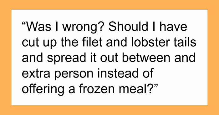 Man Expects A Free Steak And Lobster Dinner For GF, Explodes When Offered Frozen Meal Instead