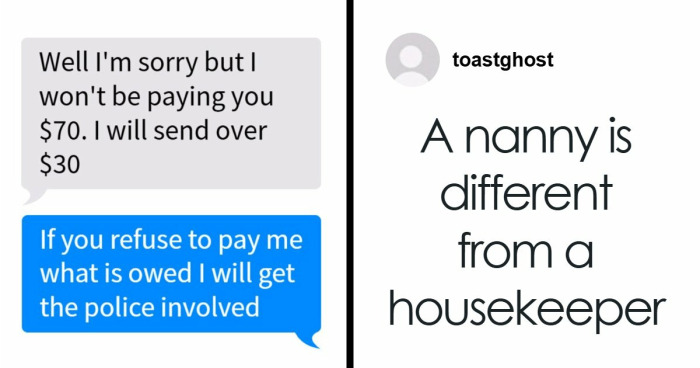 People Are Outraged By These Parents Who Expected Nanny To “Go Above And Beyond”