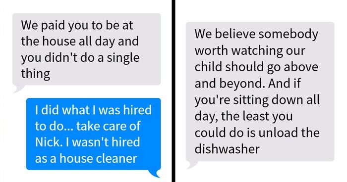 People Are Outraged By These Parents Who Expected Nanny To “Go Above And Beyond”