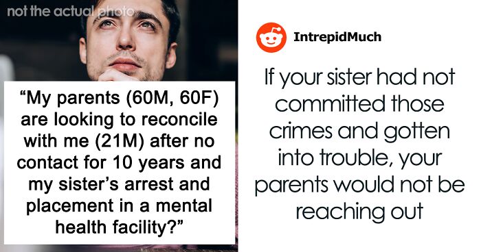 Guy Can’t Believe Parents Want To Reconcile After They Ignored His Sister’s Mental Health To Dangerous Levels