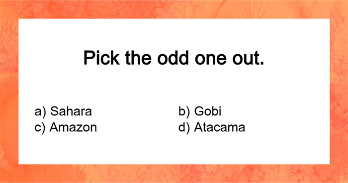 “Can You Spot The Imposter?”: Beat All 19 General Knowledge Challenges In This Quiz