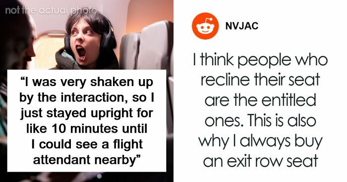 Woman Physically Stops Stranger From Reclining On An Overnight Flight, Throws A Tantrum