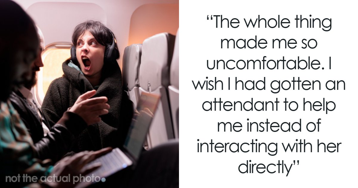 Passenger Is Left Wondering Why Their Seat Keeps Popping Upright, The Reason Is Absurd | Bored Panda