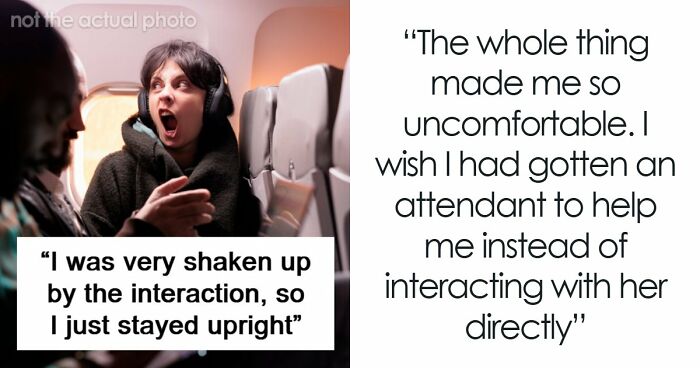 Woman Physically Stops Stranger From Reclining On An Overnight Flight, Throws A Tantrum