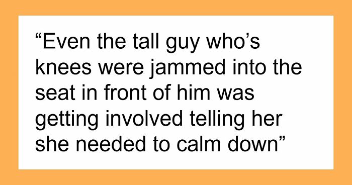Woman Physically Stops Stranger From Reclining On An Overnight Flight, Throws A Tantrum