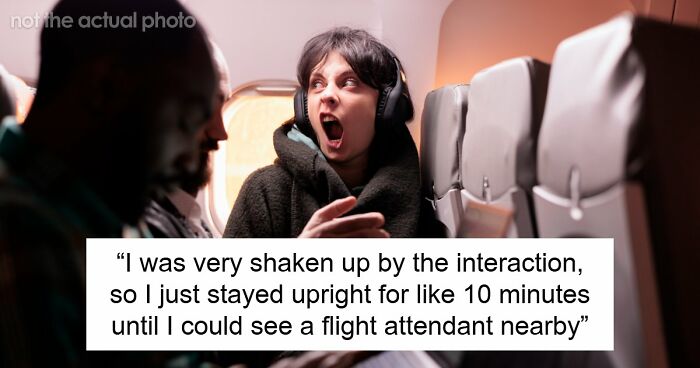 Woman Physically Stops Stranger From Reclining On An Overnight Flight, Throws A Tantrum