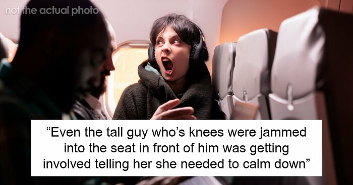 Woman Physically Stops Stranger From Reclining On An Overnight Flight, Throws A Tantrum