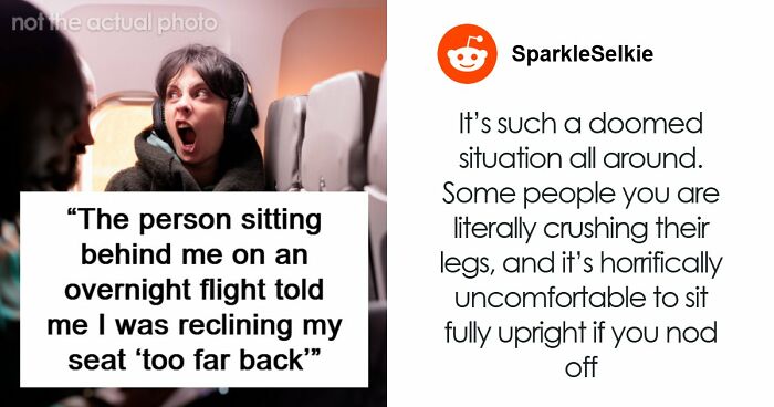 Woman Physically Stops Stranger From Reclining On An Overnight Flight, Throws A Tantrum