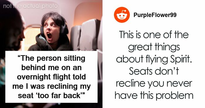 Woman Physically Stops Stranger From Reclining On An Overnight Flight, Throws A Tantrum