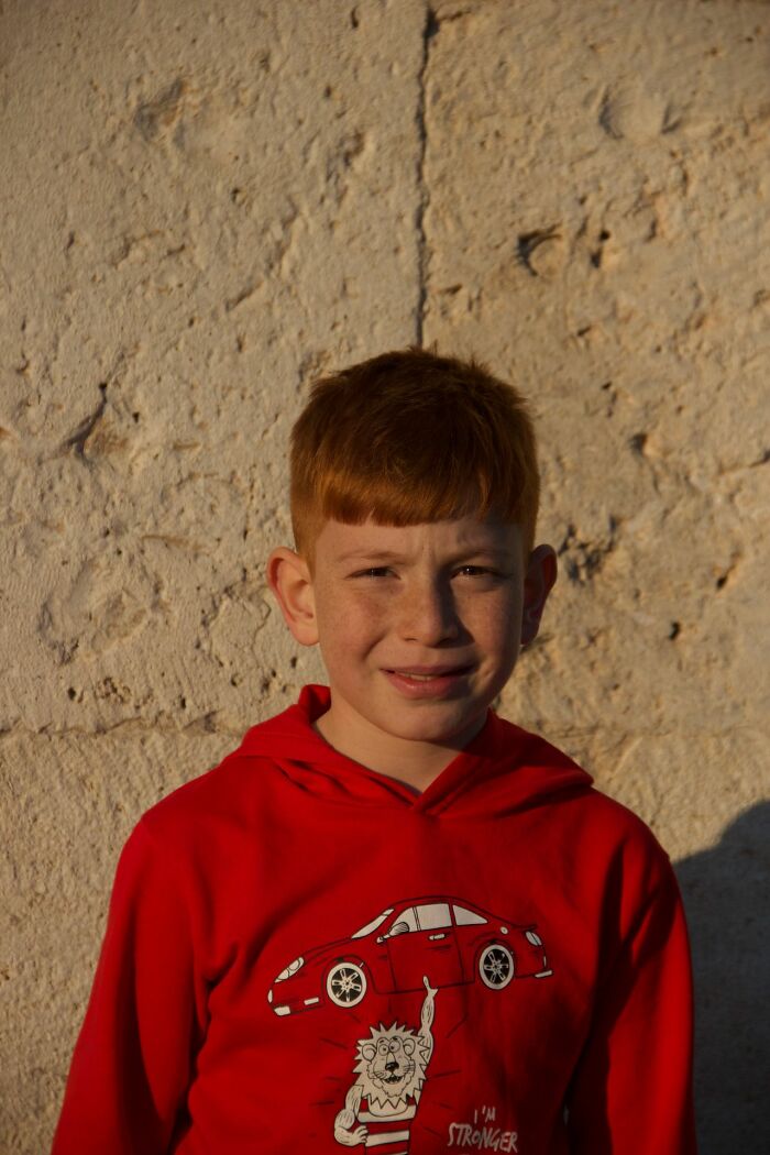 A young boy with a secret, depicting things people weren't supposed to know.