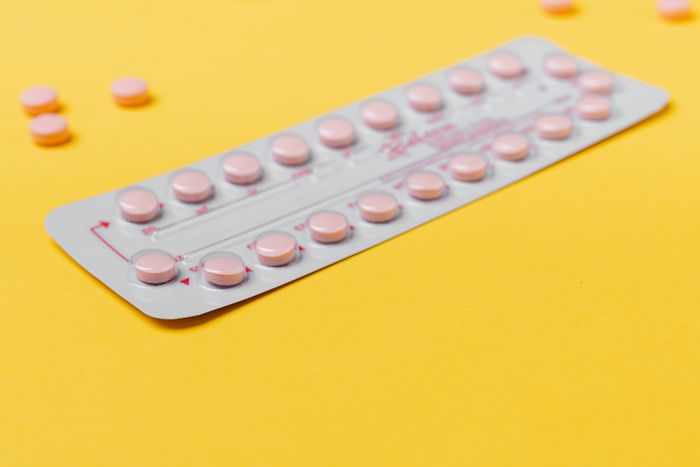 Close-up of birth control pills, central to the mother-in-law's plan to make the daughter-in-law have kids.