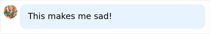 A social media comment reading 'This makes me sad!' in response to Danny Glover's diagnosis reveal. A social media comment reading 'This makes me sad!' in response to Danny Glover's diagnosis reveal.