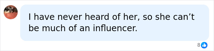 A social media comment regarding the tennis star's wife exposing the Nantucket store and its 'no influencers' sign.