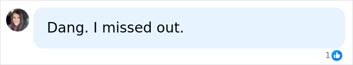A social media comment from a fan expressing disappointment about missing Harry Styles' package wardrobe malfunction. A social media comment from a fan expressing disappointment about missing Harry Styles' package wardrobe malfunction.
