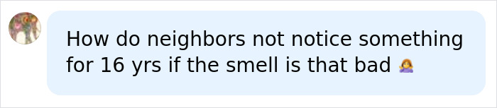 A social media comment questioning how neighbors did not notice the Ohio 'House Of Horrors' conditions. A social media comment questioning how neighbors did not notice the Ohio 'House Of Horrors' conditions.