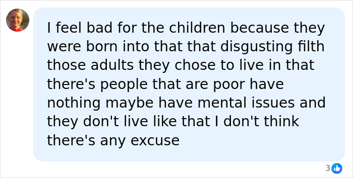 Ohio House of Horrors: A social media comment expressing sadness for the children living in filth and discussing mental issues. Ohio House of Horrors: A social media comment expressing sadness for the children living in filth and discussing mental issues.