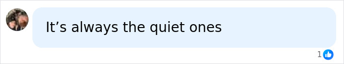 A social media comment reading It's always the quiet ones, related to a mime accused of terrorizing women. A social media comment reading It's always the quiet ones, related to a mime accused of terrorizing women.