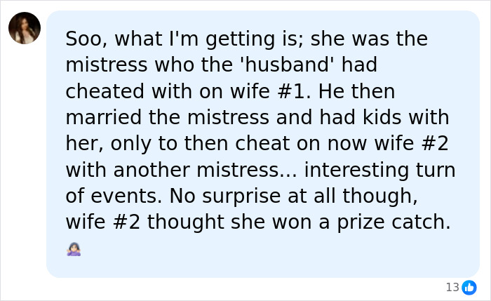 Reddit post explaining complex relationship history and a wife's explosive posts. Michigan Man takes lives.