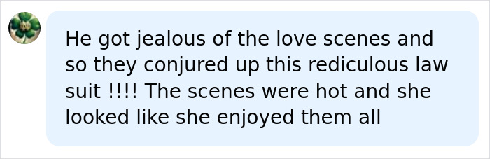 A social media comment about a lawsuit, connecting it to Ryan Reynolds, Hollywood backlash, and why he isn't blacklisted.