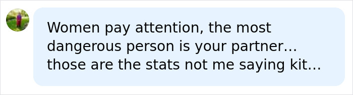A social media comment discussing that the most dangerous person is your partner, regarding the cheating son-in-law. A social media comment discussing that the most dangerous person is your partner, regarding the cheating son-in-law.