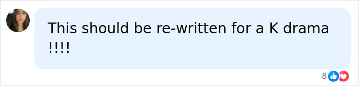 A comment on the billionaire's divorce, suggesting the story should be re-written for a K drama. A comment on the billionaire's divorce, suggesting the story should be re-written for a K drama.