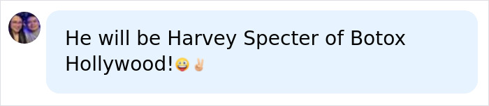 A fan comment on a Hollywood star's unrecognizable look: 'He will be Harvey Specter of Botox Hollywood!' A fan comment on a Hollywood star's unrecognizable look: 'He will be Harvey Specter of Botox Hollywood!'