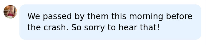 Social media comment expressing sorrow after the fatal accident involving Buddhist monks and a pickup truck. Social media comment expressing sorrow after the fatal accident involving Buddhist monks and a pickup truck.