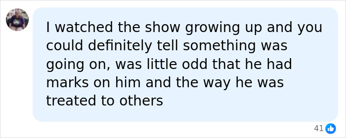A social media comment from a viewer who watched the show and noticed odd things about Collin Gosselin's childhood. A social media comment from a viewer who watched the show and noticed odd things about Collin Gosselin's childhood.
