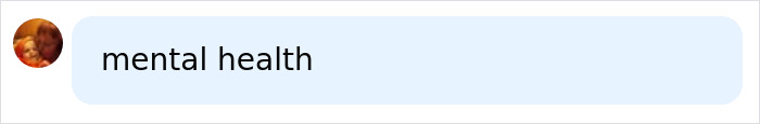 A social media comment mentioning mental health, related to Bonnie Blue's baby shower scandal and men speaking out. A social media comment mentioning mental health, related to Bonnie Blue's baby shower scandal and men speaking out.