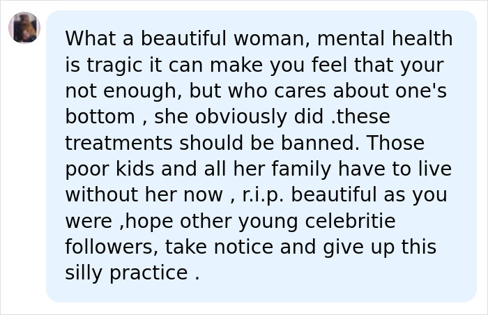 Social media comment on a mother passing away after barbaric surgery by Turkish doctors. Social media comment on a mother passing away after barbaric surgery by Turkish doctors.