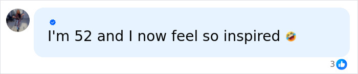 A social media comment I'm 52 and I now feel so inspired about a Hollywood star joining an adult content platform. A social media comment I'm 52 and I now feel so inspired about a Hollywood star joining an adult content platform.