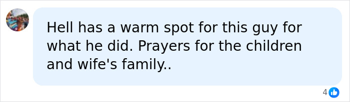 A comment on social media expressing anger and prayers for the family of a Michigan man who takes lives.