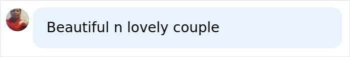 A social media comment praising a 'beautiful n lovely couple' from Prince William's 'decoy' girlfriend's wedding. A social media comment praising a 'beautiful n lovely couple' from Prince William's 'decoy' girlfriend's wedding.
