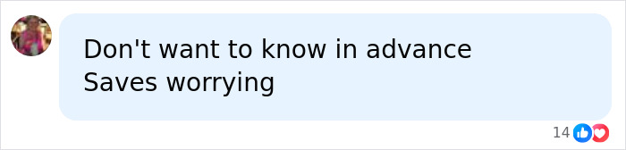 Social media comment on not wanting to know about dementia symptoms in advance to avoid worrying. Social media comment on not wanting to know about dementia symptoms in advance to avoid worrying.