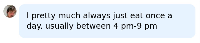 A comment discussing eating habits, potentially related to attending a Chinese fat camp for a before-and-after. A comment discussing eating habits, potentially related to attending a Chinese fat camp for a before-and-after.