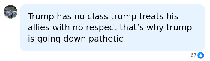 Social media comment about Trump's disrespect towards allies after the NATO family photo snub. Social media comment about Trump's disrespect towards allies after the NATO family photo snub.