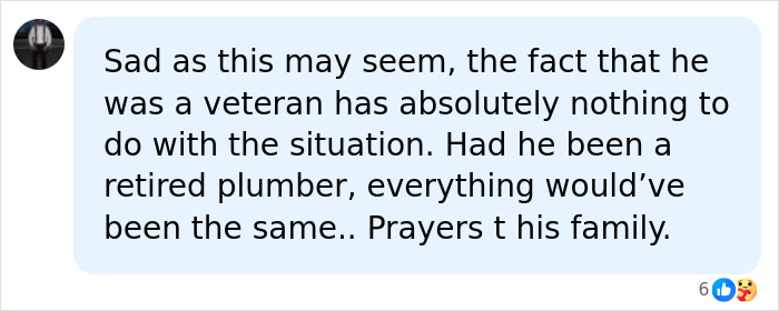 A comment about a Walmart parking lot dispute and an Army veteran's end. A comment about a Walmart parking lot dispute and an Army veteran's end.