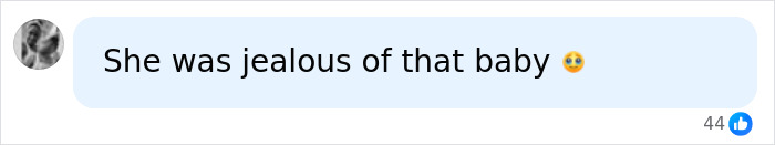 A comment suggesting the track star's mother was jealous of her baby, revealing the truth. A comment suggesting the track star's mother was jealous of her baby, revealing the truth.