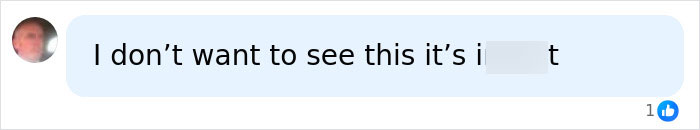 A social media comment saying I don't want to see this regarding the controversial father-son adult content creators. A social media comment saying I don't want to see this regarding the controversial father-son adult content creators.