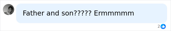 A social media comment asking about father-son adult content creators, raising eyebrows about their new videos. A social media comment asking about father-son adult content creators, raising eyebrows about their new videos.