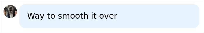 A social media comment saying Way to smooth it over, referencing the Canadian woman accused of slapping a Jersey Shore teen. A social media comment saying Way to smooth it over, referencing the Canadian woman accused of slapping a Jersey Shore teen.