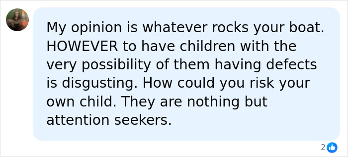 A social media comment discussing the controversy surrounding half-siblings who demand the right to marry, mentioning children with defects. A social media comment discussing the controversy surrounding half-siblings who demand the right to marry, mentioning children with defects.