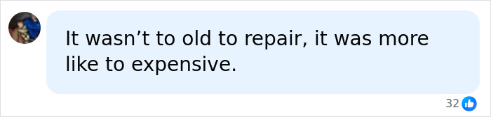 A social media comment suggests the iron lung machine was expensive to repair, not too old for the polio survivor.